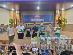 Pemusnahan Barang Yang Menjadi Milik Negara Eks Penindakan Kepabeanan Dan Cukai Di KPPBC TMP B PALEMBANG