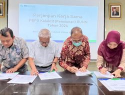 BPJS Kesehatan Lakukan Penandatanganan PBPU Kolektif Pensiunan bersama 4 BUMN Wilayah Kerja KC Palembang