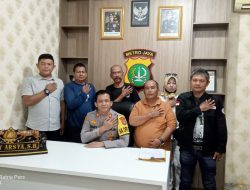 Sambut Audensi dari FWJI Korwil Tangsel, Kapolsek Cisauk Ajak Bersama Sukseskan Pemilu 2024