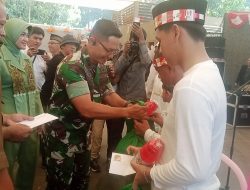 Kodim 0506 Tangerang Berbagi Kasih,”Hari Gembira Anak Yatim” Wujud Cinta Tanah Air