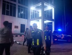 Patroli mobile Tim Presisi Sat Samapta Polres Tangerang Selatan di Wilayah Cisauk.