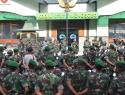 Kodim 0707/Wonosobo Gelar Apel Kendaraan Guna Pengecekan Knalpot Brong