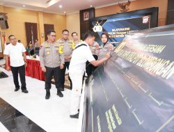 Sepakat Jogja Tanpa Knalpot Blombongan, Polda DIY Undang Puluhan Laskar Partai Politik.