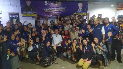 Sosialisasi Program Unggulan,Caleg DPRD DKI Jakarta Partai Nasdem Daenk Jamal Blusukan di RW 017 Muara Baru