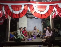 Cooling System, Bhabinkamtibmas Aiptu Sakbani Sambangi Pos Kamling