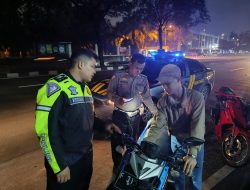 Tingkatkan Kamtibmas, Polsek Cisauk Gelar Operasi Kejahatan Jalanan di Malam Hari