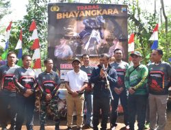 Dandim Wonosobo Ikut Ramaikan Trabas Bhayangkara Bersama Kapolda Jawa Tengah