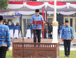 Pimpin Upacara Bendera Perdana Tahun 2024, Wakil Bupati Sleman Dorong Optimalisasi Pelaksanaan Program Pemerintah