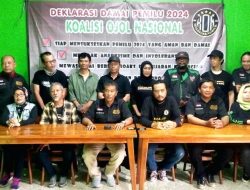 Koalisi Ojol Nasional (KON) Deklarasikan pemilu 2024 Aman dan Damai
