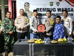 Plh Kapolres Metro Depok Gelar Rembug Warga Dengan Tema “Mendengar, Mencatat dan Mencari Solusi”