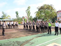 Kabag Ops Polres Melawi Sampaikan Personil Polri Harus Netral Agar Pemilu Aman dan Lancar