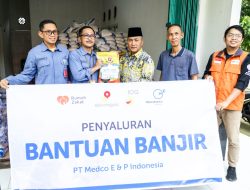 Medco E&P Salurkan Bantuan untuk Masyarakat Terdampak Banjir di Musi Banyuasin