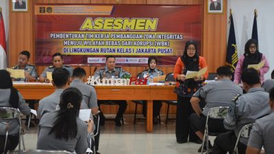 Rutan Kelas I Jakarta Pusat Gelar Tes Asesmen Untuk Pembentukan Tim Zona Integritas