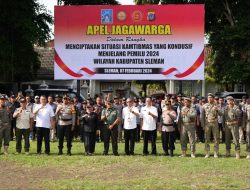 Pimpin Apel Jaga Warga Panwascam dan Bhabinkamtibmas, Bupati Kustini Sri Purnomo Berpesan Ciptakan Kamtibmas Kondusif Jelang Pemilu 2024