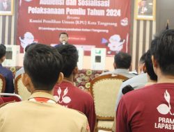 Lapas Kelas I Tangerang Bersama KPU Kota Tangerang Selenggarakan Sosialisasi Pemilu 2024