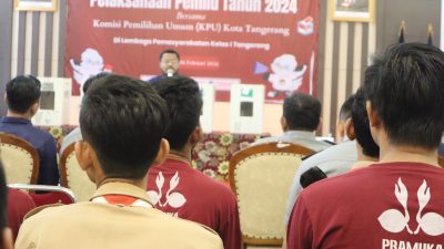 Lapas Kelas I Tangerang Bersama KPU Kota Tangerang Selenggarakan Sosialisasi Pemilu 2024