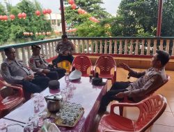 Kasat Samapta Polres Tangerang Selatan Monitoring Perayaan Tahun Baru Imlek 2575 di Vihara Kwin Im Tang