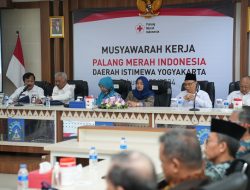 Hadir di Acara Muskerja PMI se DIY, Bupati Sleman Berharap PMI Optimalkan Kinerja Organisasi