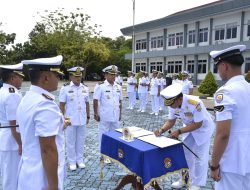 Upacara Sertijab Komandan Satrol dan ASOPS di Pimpin Langsung Danlantamal IV