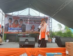 Ratusan Masyarakat Ikuti “Senam Bahagia Menuju Perubahan” Bersama Caleg DPRD DKI Partai PKS Hj Sholikhah S.Sos.I