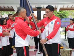 Lepas Atlet dan Ofisial Kontingen Kabupaten Sleman, Wakil Bupati Danang Maharsa Berharap Kedepan Lahir Atlet – atlet Berprestasi