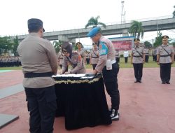 Beberapa Pejabat Utama Polrestabes Palembang Lakukan Sertijab, Ini Harapan Kapolrestabes Palembang Kepada Pejabat Baru