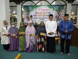 Bupati dan Wakil Bupati Sleman, Menghadiri Peringatan Nuzulul Quran dan Doa Syukur Hari Jadi ke – 108 Kabupaten Sleman