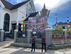 Polres Melawi Amankan Perayaan Misa Hari Raya Paskah 2024