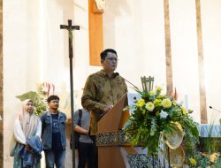 Kunjungi Perayaan Malam Paskah 2024, Wakil Bupati Sleman Danang Maharsa Ajak Umat Beragama Terus Rawat Sleman Rumah Bersama