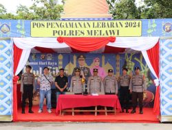 Karendal Ops Ketupat Kapuas 2024 Polres Melawi Pantau Langsung Pos dan Kesiapan Pengamanan