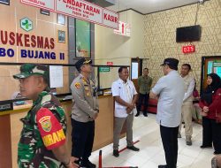 Kapolres Tebo Dampingi Pj Bupati Tebo Cek Kesiapan Pos PAM 2 Rimbo Bujang
