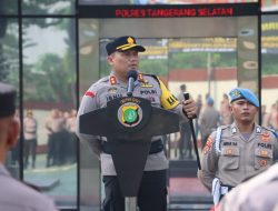 Kumpulkan Perwira Polres dan Polsek Ini Pesan Kapolres Tangsel