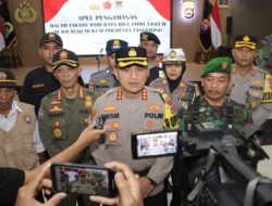 Polresta Tangerang bersama Forkopimda Gelar Apel Kesiapan pengamanan Malam Takbir.