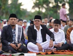 Bupati dan Wakil Bupati Sleman, Laksanakan Shalat Idul Fitri di Tempat Yang Berbeda