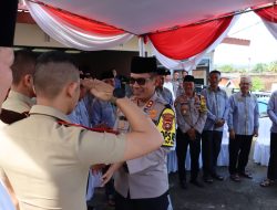 Kapolres Lahat Halal Bihalal Dengan Forkopinda Di Hari Idhul Fitri 1445 .H.