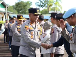Kapolres Melaksanakan Halal Bihalal Bersama Seluruh Personil Polres Melawi