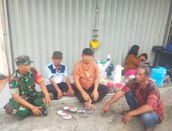 Pererat Tali Silaturahmi, Babinsa Serka Suharno Komsos Bersama Warga Binaan