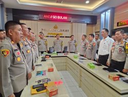 Kapolres Lahat Gelar Oprasional Bulanan Untuk Miningakatkan Pembinaaan Dengan Semagat Di Wilayah Polres Lahat.