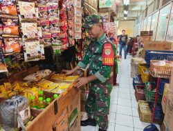 Babinsa Koramil 05/KJ Turun di PD Jaya Pasar Pos Pengumben Pantau Harga dan Ketersediaan Sembako