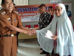 Pemerintah Pekon Serungkuk, Kecamatan Belalau, Kabupaten Lampung Barat, Salurkan BLT-DD tahap pertama Kepada 19 KPM.