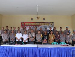 Kapolres Lampung Barat Memberi Pengarahan Kepada Panitia Penerimaan Polri T.A.2024
