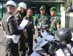 Kendaraan Dinas dan Non Dinas Kodim 0732/ Sleman, di Razia Denpom IV/ Yogyakarta.
