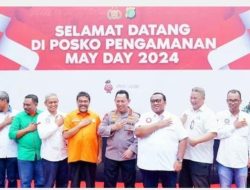 Kapolri Terima Kasih ke Buruh Rangkaian Aksi May Day Berjalan Lancar