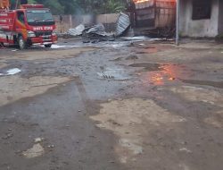 Polisi Lakukan Penyelidikan atas Kebakaran Gudang BBM di Natar