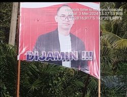 Pilkada Tebo Kian Memanas, Baleho Cabup Potensial Afriansyah Di Rusak Orang Tidak Dikenal