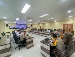 Kapolda Sumatera -Selatan Irjen Pol A.Rachmad Wibowo .Sik Gelar rapat Pimpinan Dijajaran Polda Sumatera -Selatan