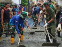 Lanjut pengecoran Hari Keempat TMMD 120, Kejar Pencapaian Target