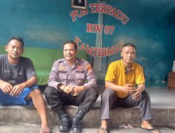 Bripka Gatot Usman Yusuf Sambang Warga Untuk Memberikan Himbauan Kamtibmas