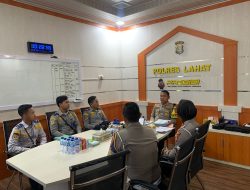 Kapolres Lahat AKBP.God Parlesto S.Sinaga SH.SIk.MH Menerima UPPKB Cabang Merapi Bahas Petugas ODOL