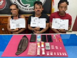 Polres Tebo Berhasil Mengamankan 3 Orang Pelaku Penyalahgunaan Narkotika Di Tengah Ilir